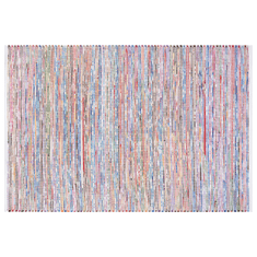 Beliani Různobarevný bavlněný koberec ve světlém odstínu 160x230 cm BARTIN