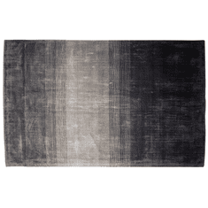 Beliani Koberec černo-šedý 140 x 200 cm krátkovlasý ERCIS