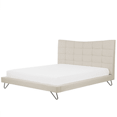 Beliani Béžová postel 160 x 200cm LANNION