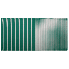 Beliani Zelený venkovní koberec 90x180 cm HALDIA