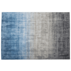 Beliani Koberec šedě-modrý 160 x 230 cm krátkovlasý ERCIS