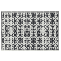 Beliani Venkovní koberec 180 x 270 cm černá a bílá kombinace NELLUR