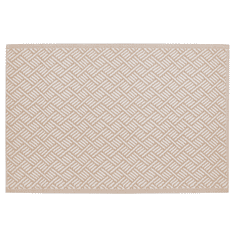 Beliani Venkovní koberec béžový 120x180 cm AJMER
