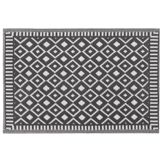 Beliani Venkovní koberec černý 120x180 cm SIROHI