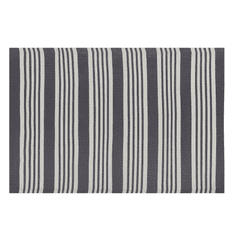 Beliani Venkovní koberec 120 x 180 cm černý a světle šedý DELHI