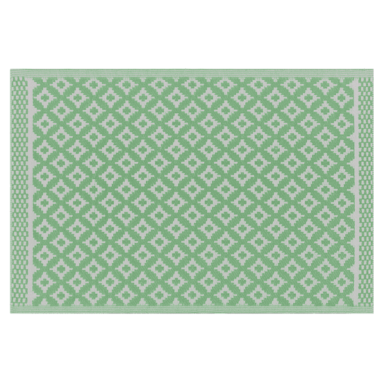 Beliani Venkovní koberec 120 x 180 cm světle zelený THANE