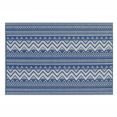Beliani Venkovní koberec 120 x 180 cm modrý NAGPUR