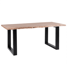 Beliani Dřevěný jídelní stůl 180 x 94 cm HEBY