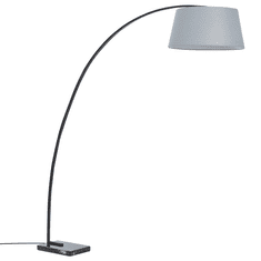 Beliani Stojací lampa 188 cm šedá BENUE