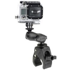 RAM MOUNTS RAM sada - základna Tough-Claw na průměr 0,625" - 1,5" se krát.ram. a kul.kloubem 1" pro kamery GoPro