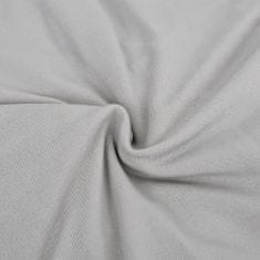 Greatstore Strečový potah na dvoumístnou pohovku šedý polyesterový žerzej