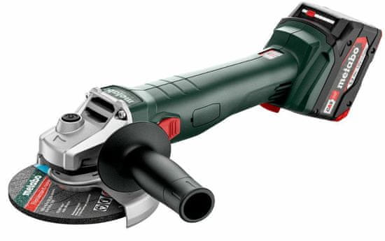 Metabo Úhlová bruska W 18 L 9-125 Quick 2X5,2Ah Kufřík