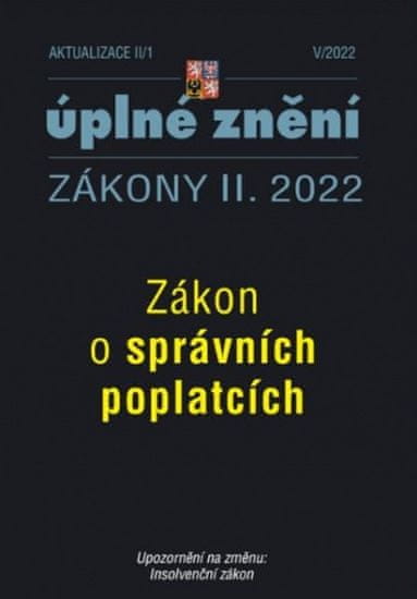 Aktualizace II/1 – Zákon o správních poplatcích