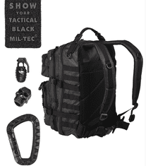 MIL-TEC® Miltec Batoh Assault tactical LG black 14002288 Velikost 