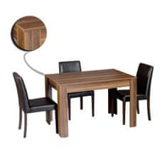 Hanah Home Jídelní stůl Single 120 cm ořech