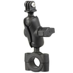 RAM MOUNTS sada - základna Torque na průměr 3/4” až 1” s krátkým ramenem a kul.kloubem 1" pro kamery GoPro