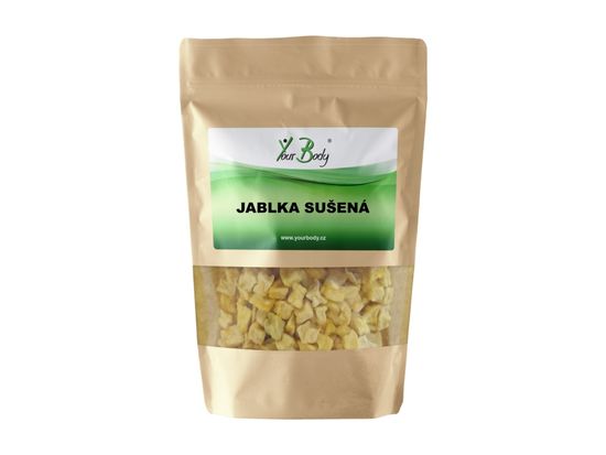 YOURBODY Jablka sušená kostičky 40g