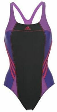 Adidas - 3 Stripe Swimsuit Ladies – Nshade/Blastpin - 16 (38)