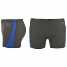 Slazenger - Panel Swimming Trunks Mens – Charcoal/Blue - S