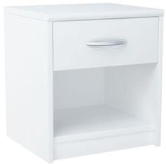 CASARREDO Noční stolek MARK 026 bílá