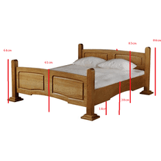 CASARREDO Postel 180x220 cm LEWIS