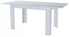 CASARREDO Jídelní stůl rozkládací MANGA 120(170)x80 bílá