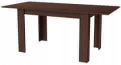 CASARREDO Jídelní stůl rozkládací MANGA 120(170)x80 wenge