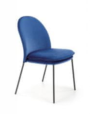 Halmar Kovová židle K454, modrá