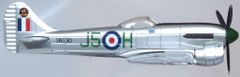 Oxford Hawker Tempest Mk V., RAF, 3.Sqn., Wungstrof, Německo, 1946, 1/72