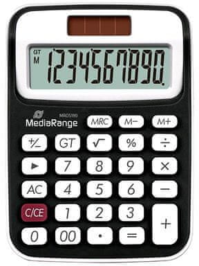 MediaRange , 10 digit LCD, černá (MROS190)