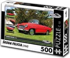 RETRO-AUTA© Puzzle Škoda Felicia (1960)