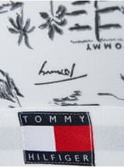 Tommy Hilfiger Černo-bílá vzorovaná podprsenka Tommy Hilfiger Underwear XL