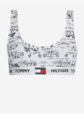 Tommy Hilfiger Černo-bílá vzorovaná podprsenka Tommy Hilfiger Underwear XS