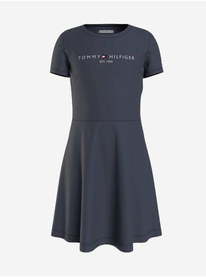 Tommy Hilfiger Tmavě modré holčičí šaty Tommy Hilfiger