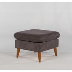 Atelier Del Sofa Taburet Sofia Puf - Anthracite, Antracitová