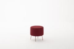 Atelier Del Sofa Taburet Octo - Claret Red, Červená