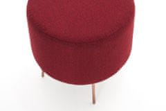 Atelier Del Sofa Taburet Octo - Claret Red, Červená