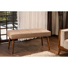 Atelier Del Sofa Taburet Pole - Beige, Norková