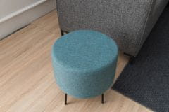 Atelier Del Sofa Taburet Octo - Turquoise, Tyrkysová