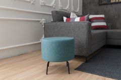 Atelier Del Sofa Taburet Octo - Turquoise, Tyrkysová