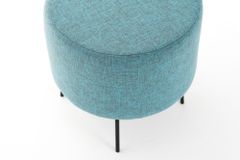 Atelier Del Sofa Taburet Octo - Turquoise, Tyrkysová