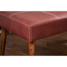 Atelier Del Sofa Taburet Urga - Claret Red, Červená