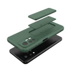 WOZINSKY Kickstand flexibilní silikonové pouzdro se stojánkem pro Xiaomi Redmi 10 , červená