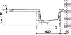 Franke BFG 611 sahara 114.0285.308 - Franke