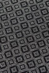 Conceptum Hypnose Oválný koberec Black Marble 60x90 cm černý