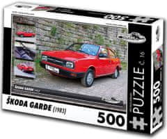 RETRO-AUTA© Puzzle Škoda Garde (1983)