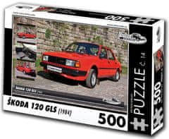 RETRO-AUTA© Puzzle Škoda 120 GLS (1984)