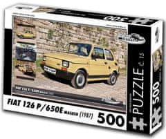 RETRO-AUTA© Puzzle Fiat 126 P/650E (1987)