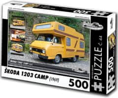 RETRO-AUTA© Puzzle Škoda 1203 Camp (1969)