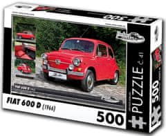 RETRO-AUTA© Puzzle Fiat 600 D (1966)